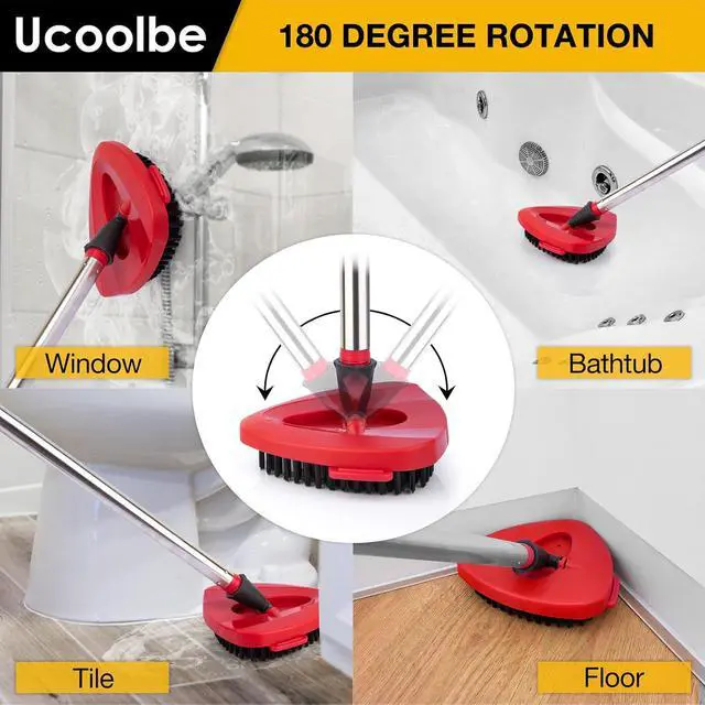 Alt view image 4 of 7 - Scrubber Mop Head for O-Cedar EasyWring 1-Tank Mop Head, 2-Pack Scrub Brush
