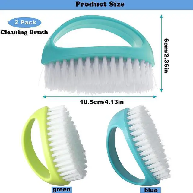 Alt view image 2 of 6 - Scrubbing Brushes for Cleaning Small Scrub Brush with Nylon Stiff Bristles
