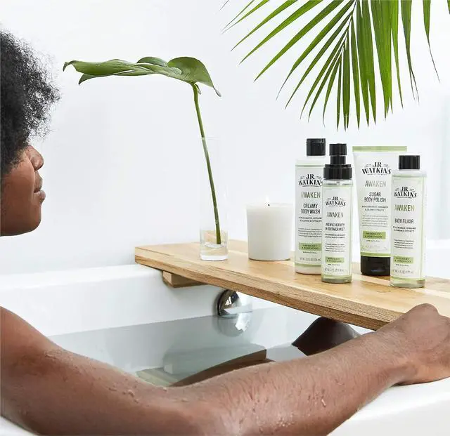 Alt view image 4 of 5 - J.R. Watkins Awaken Bath Elixir, Liquid Bath Soak, Rosemary & Rosewood with Natural Extracts, No Salt, No Residue, 6 oz