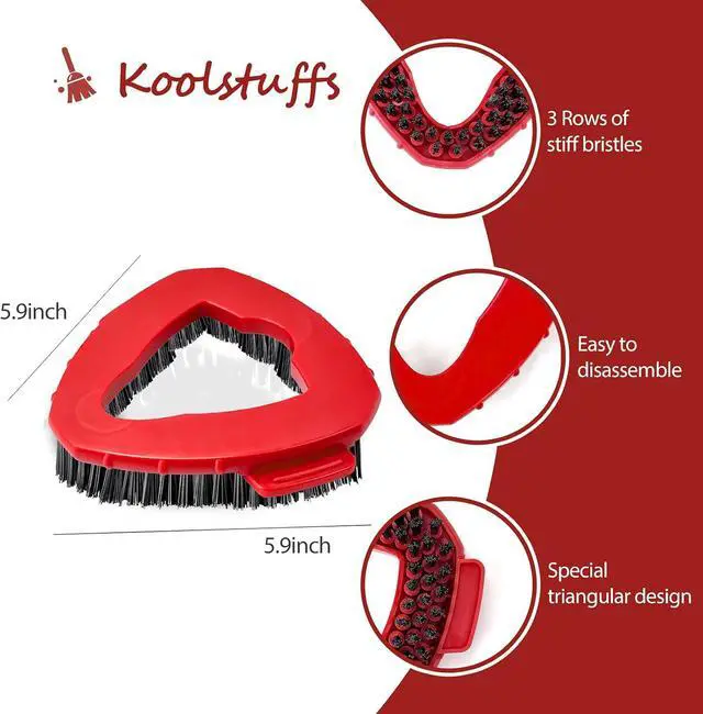 Alt view image 2 of 7 - 2 Pack Replacement Scrub Brush Head Compatible for EasyWring 1-Tank System