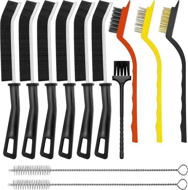 Main image of 12PCS Crevice Cleaning Brush,Hard Bristle Grout Scrub Brushes for Gaps