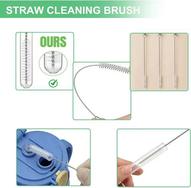 Alt view image 4 of 7 - 12PCS Crevice Cleaning Brush,Hard Bristle Grout Scrub Brushes for Gaps