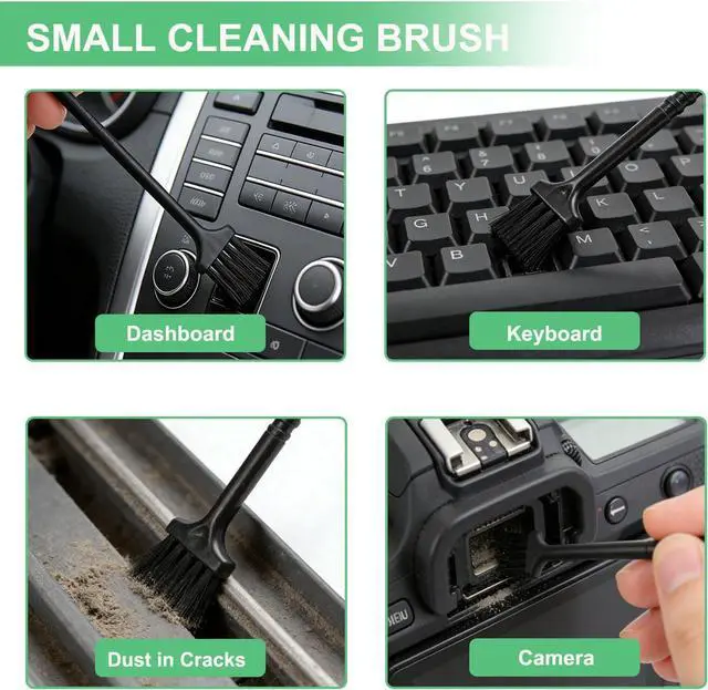 Alt view image 5 of 7 - 12PCS Crevice Cleaning Brush,Hard Bristle Grout Scrub Brushes for Gaps