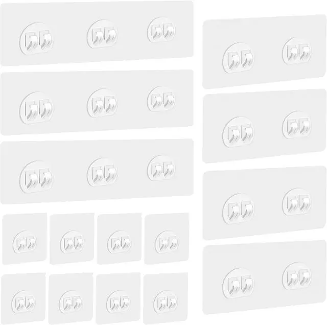 Main image of Shower Caddy Adhesive Hooks Replacement for Bathroom, No Drilling
