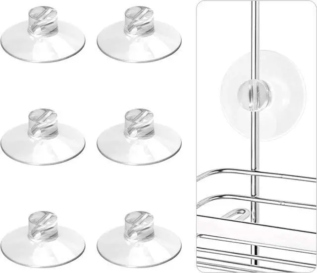 Main image of YeeBeny 6Pcs Shower Caddy Connectors to Smooth Surface Use