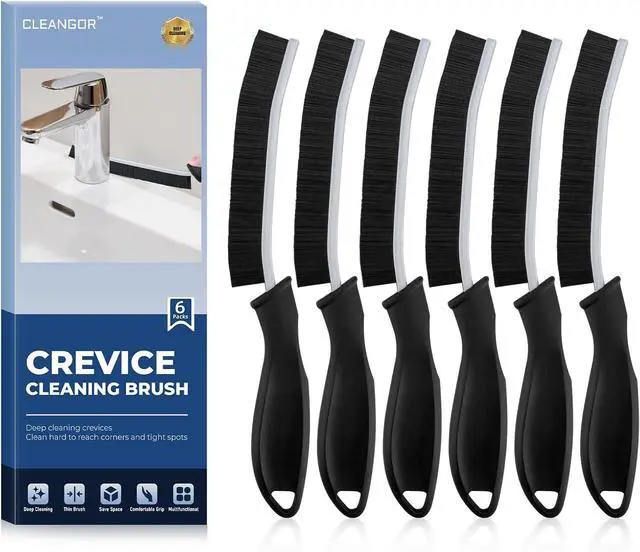 Main image of CLEANGOR Crevice Cleaning Brushes, Cleaner Scrub Brush Tool for Tight Space