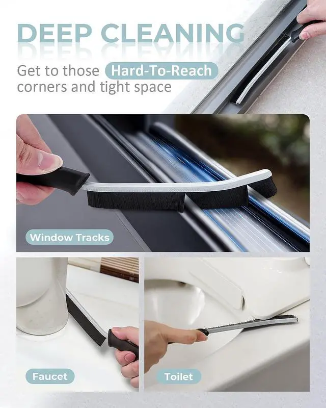 Alt view image 2 of 7 - SXhyf Crevice Cleaning Brush - Grout Scrub Brush, House Cleaning Supplies