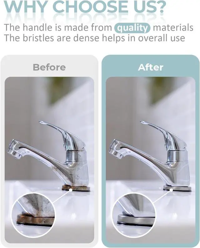 Alt view image 4 of 7 - SXhyf Crevice Cleaning Brush - Grout Scrub Brush, House Cleaning Supplies
