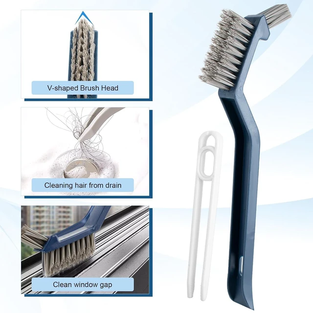 Alt view image 4 of 7 - 13Pcs Crevice Cleaning Brushes, Hard Bristle Deep Cleaning Tools for Gaps