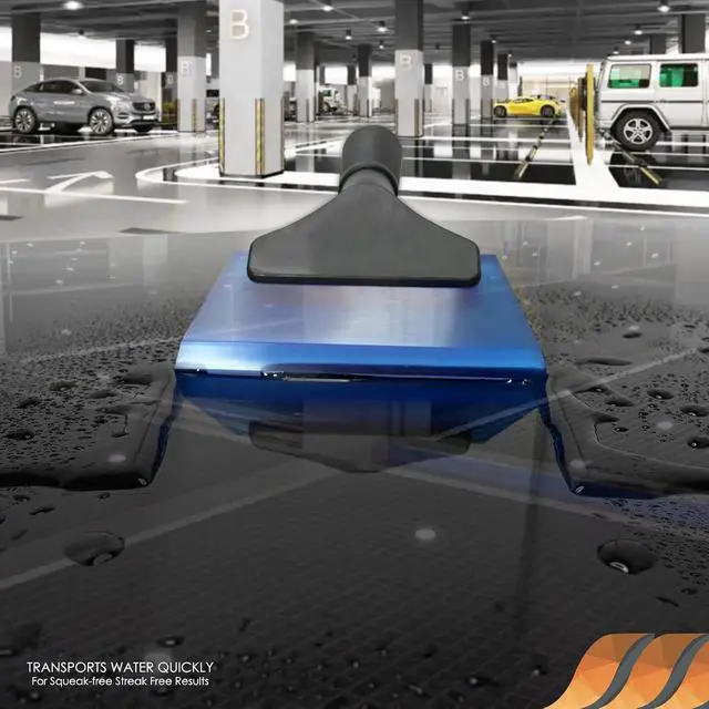 Alt view image 3 of 7 - EHDIS Small Squeegee 5 inch Rubber Window Tint Windshield Scraper for Car,Glass, Mirror, Shower, Door,Bathroom Cleaning(Blue)