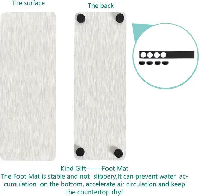 Alt view image 6 of 7 - NiuYichee 2Pcs Sink Stone Soap Tray Water Absorbing Diatomite Coaster
