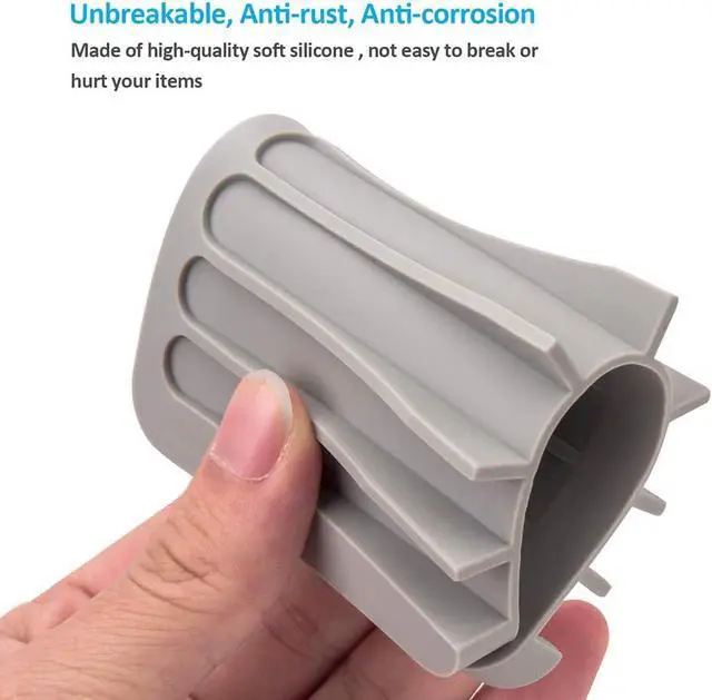 Alt view image 3 of 7 - 4PCS Self-Draining Silicone Bar Soap Dish and Holders for Shower