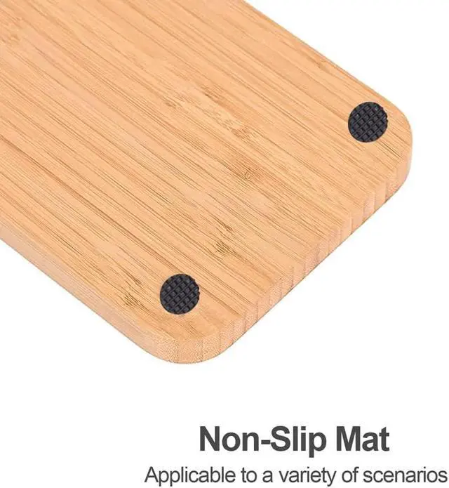 Alt view image 4 of 7 - Bamboo Vanity Tray Bamboo Counter Tray Rack for Organizing Decor Display Toilet Tank Top Tray Pallet, Bathroom Storage Vanity Pallet 11.8 x 6 x 0.7in