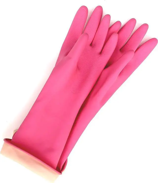 Main image of Myungjin Kids Reusable Waterproof Rubber Gloves | Cooking, Dishwashing, Cleaning, Painting, Pet Care, Crafts