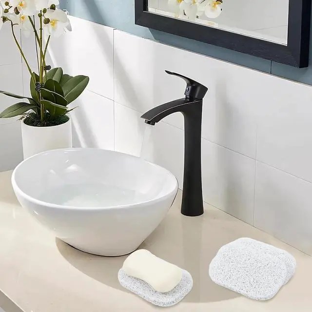 Alt view image 7 of 7 - 4PCS White Soap Holder Pad BPA-Free Savers Pads for Soap Dish,Easy to Clean Soap Lifting Pads Suitable for Shower Kitchen Bathroom Bathroom Travel Hotel Cleaning Products