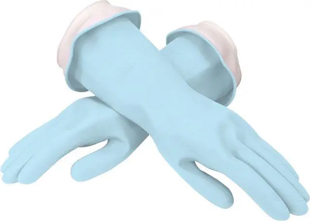 Main image of Casabella Waterblock Premium Gloves Aqua Blue, Large