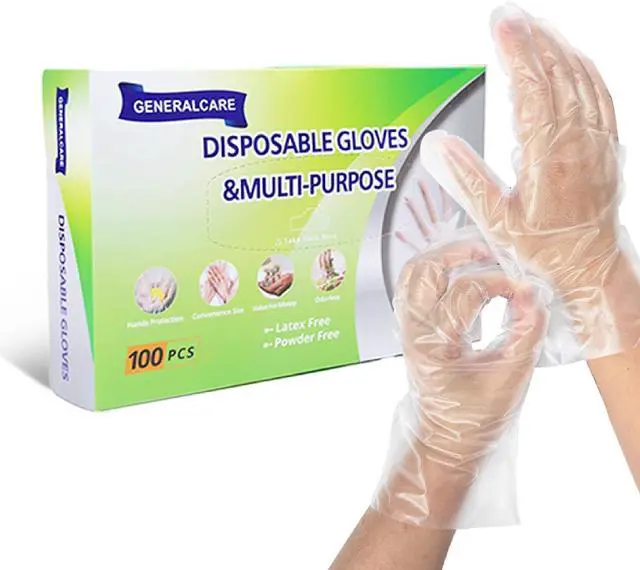 Main image of Disposable Plastic Gloves Food Handling Service Gloves Disposable For Cooking