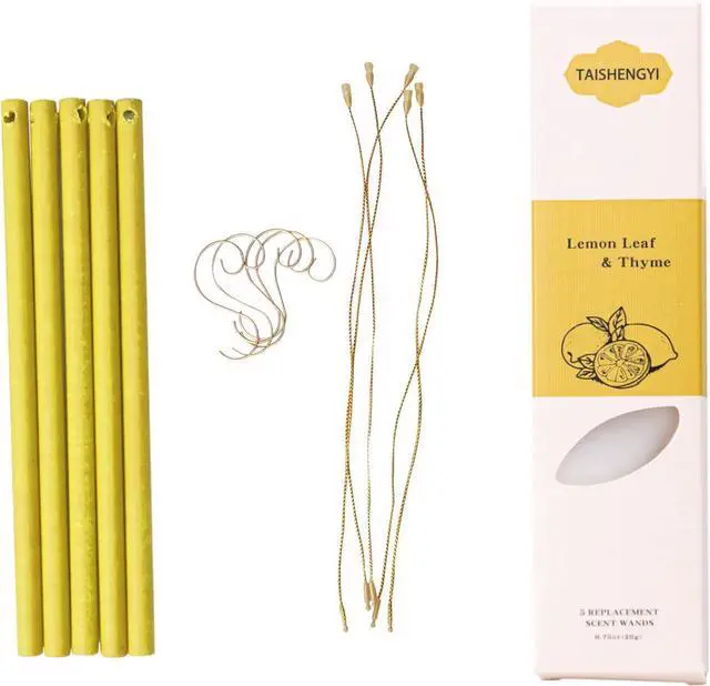 Main image of Non-Toxic Hanging Air Freshener, Natural Air Freshener Lasting Over 30 Days, 5 Pcs 5Per Pack for Car, Home, Office, and Mom. (Lemon Leaf and Thyme)