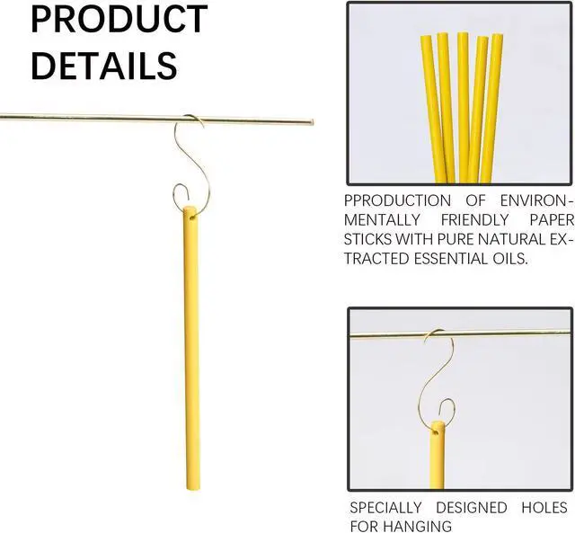 Alt view image 4 of 7 - Non-Toxic Hanging Air Freshener, Natural Air Freshener Lasting Over 30 Days, 5 Pcs 5Per Pack for Car, Home, Office, and Mom. (Lemon Leaf and Thyme)