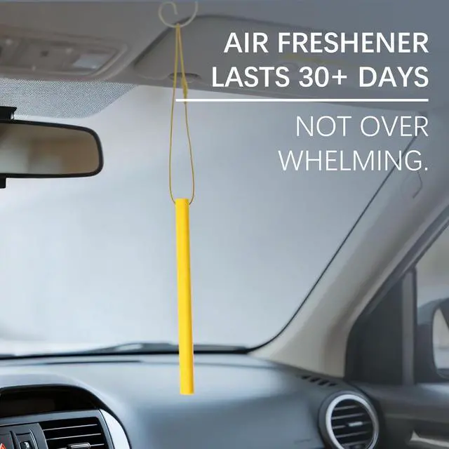 Alt view image 6 of 7 - Non-Toxic Hanging Air Freshener, Natural Air Freshener Lasting Over 30 Days, 5 Pcs 5Per Pack for Car, Home, Office, and Mom. (Lemon Leaf and Thyme)
