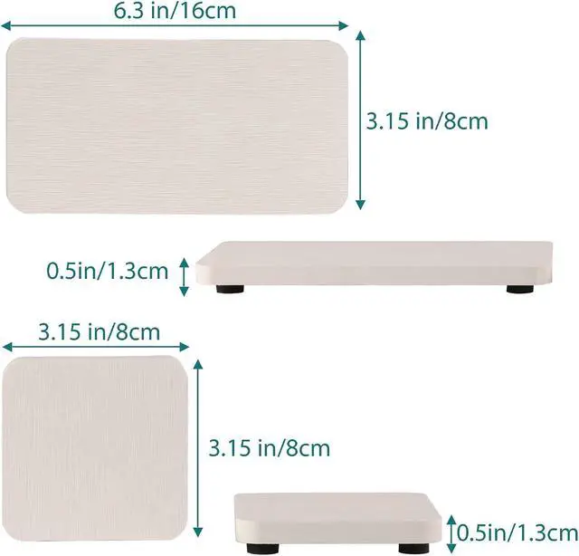 Alt view image 4 of 7 - NiuYichee Set of 4 Water Absorbent Diatomite Coasters, Dish Soap Stone Tray
