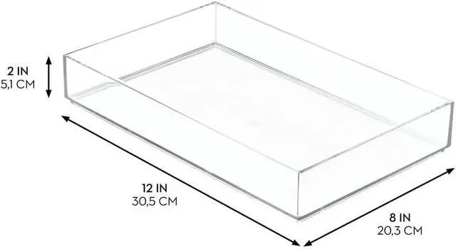 Alt view image 2 of 4 - iDesign Clear Drawer Organizer