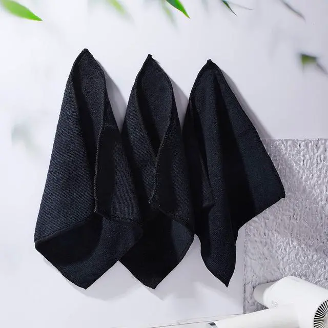 Alt view image 5 of 7 - Tatuo 4 Pcs Dry Erase Cloth, Magnetic Eraser, 10 in(Black)