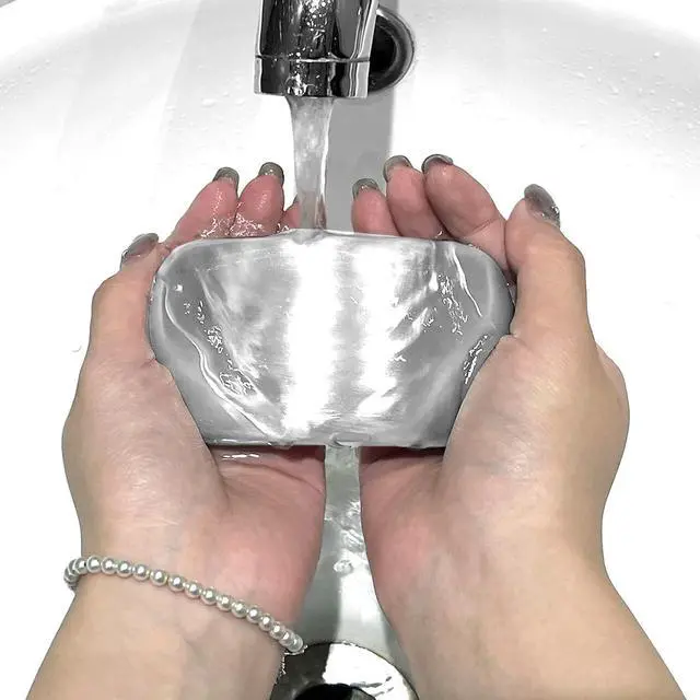 Alt view image 4 of 7 - HOOPLE Stainless Steel Soap Bar for Hands, Odor Remover for Garlic, Fish & Onion Smells, Reusable Metal Soap for Kitchen, Cooking & Outdoor Use, Dishwasher Safe