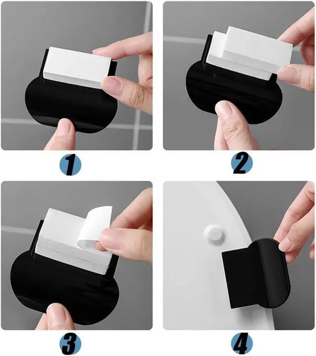 Alt view image 3 of 5 - 4Pcs Toilet Lid Lifter, Handle Avoid Touching Toilet Seat Lifter, Toilet Handle Seat Cover Lifter, Toilet Cover Lifter, Toilet Seat Holder Lift Tools for Home, Office, Restaurant, Hotel