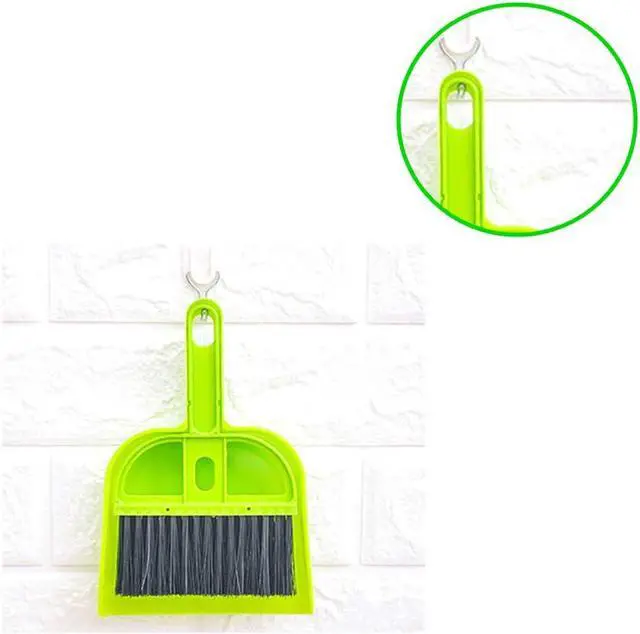 Alt view image 5 of 7 - Mini Dustpan and Brush Set Mini Broom and Dustpan Set for Home Kitchen Desk