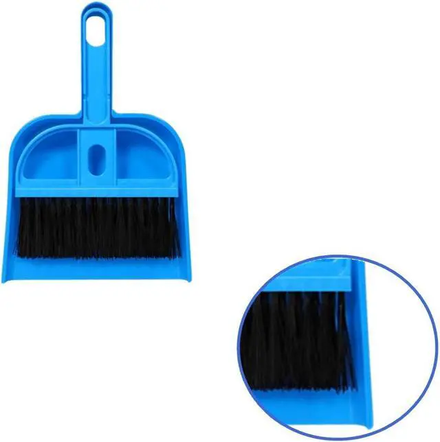 Alt view image 6 of 7 - Mini Dustpan and Brush Set Mini Broom and Dustpan Set for Home Kitchen Desk