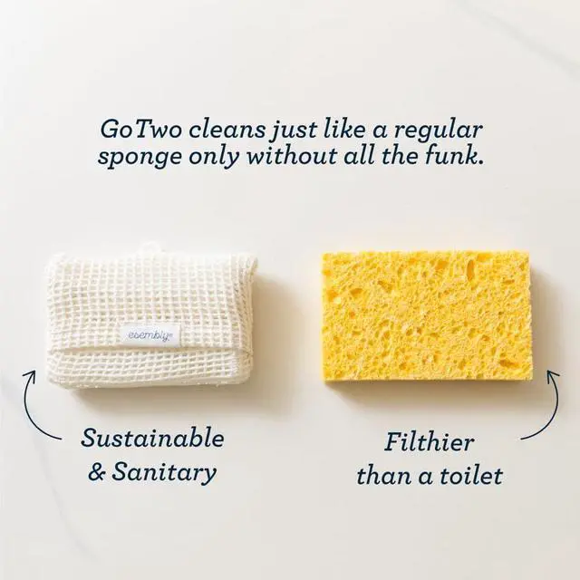 Alt view image 5 of 5 - Esembly GoTwo Dish Sponge Scrubber Set
