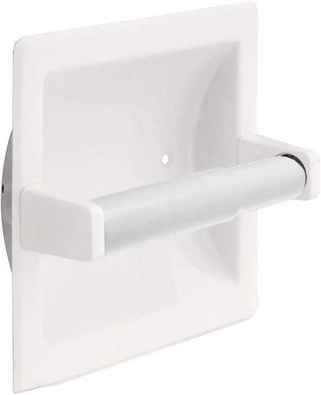 Alt view image 4 of 4 - 3 Pack Toilet Paper Holder Replacement Rod, Spring Loaded Roller, Universal Fit for Most Bathroom Tissue Holders, White