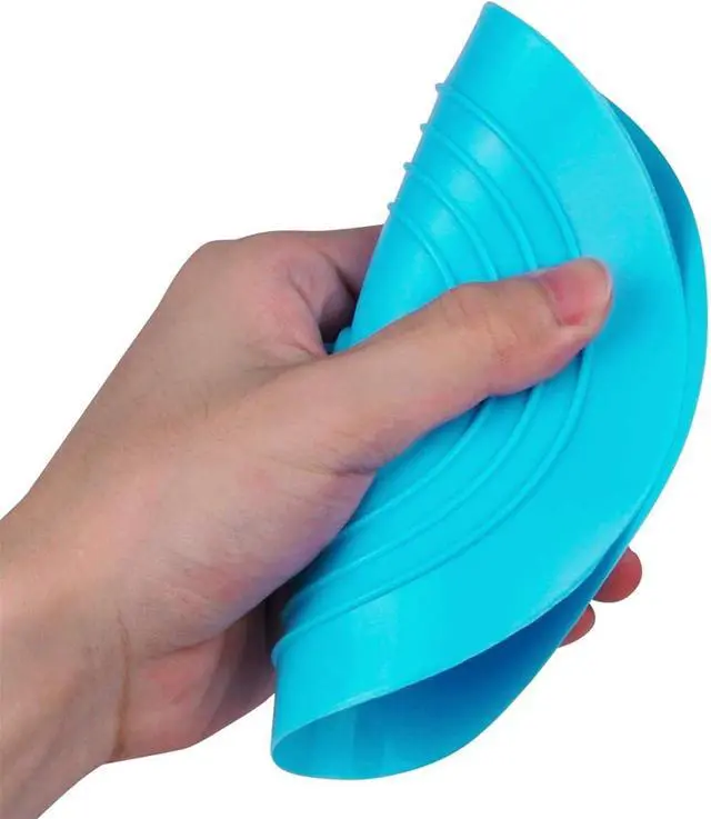 Alt view image 3 of 7 - tifanso 2PCS 6" Silicone Bathtub Drain Stopper & Hair Catcher for Bathroom