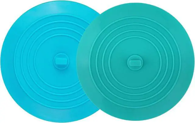 Main image of tifanso 2PCS 6" Silicone Bathtub Drain Stopper & Hair Catcher for Bathroom