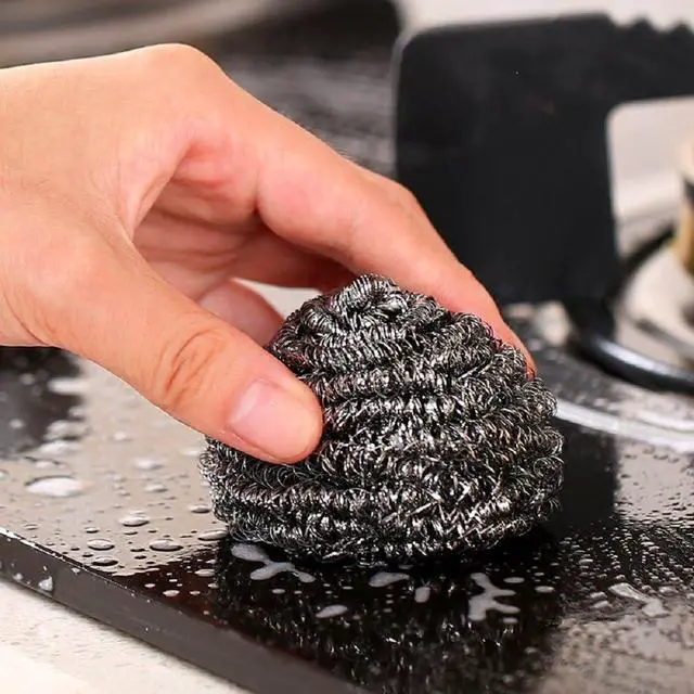 Alt view image 4 of 7 - KTOJOY 6 Pack Stainless Steel Wool Scrubber, Scouring Pads