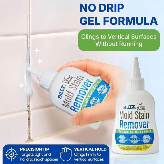 Alt view image 6 of 7 - Heavy Duty Gel Cleaner Thick Gel Formula for Bathrooms, Showers, Washing Machines, Grime, Grunk and Tiles Targets Tough Stains and Odors No Harsh Scrubbing Required Easy to Apply
