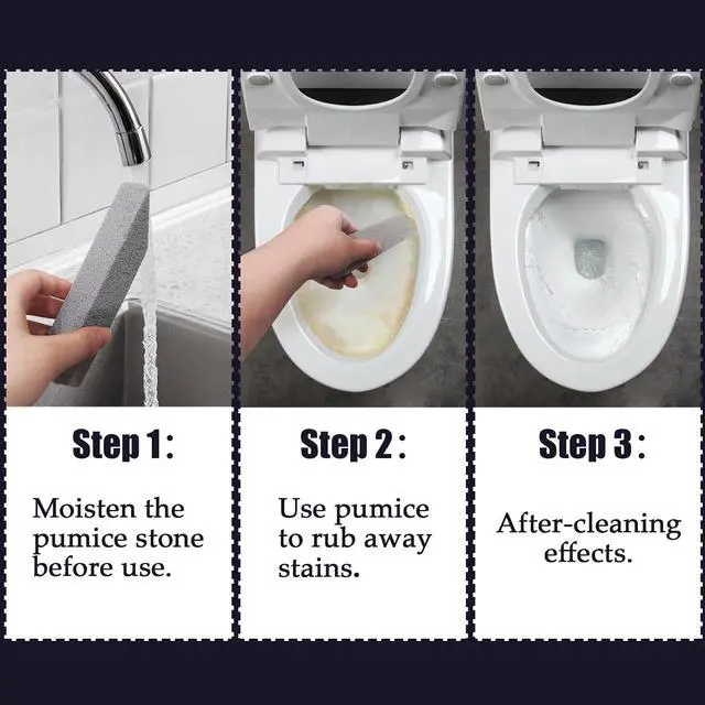 Alt view image 4 of 7 - 6 Pc Pumice Stone for Home Cleaning, Pumice Stick Toilet Cleaner