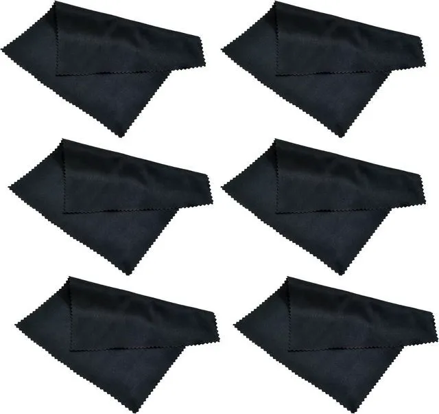 Main image of 6 Pack Progo Microfiber Cleaning Cloth - for Screens, Camera Lenses, Glasses, iPad, Tablet, iPhone, Cell Phone, Laptop, LCD TV Screens and Any Other Delicate Surface.
