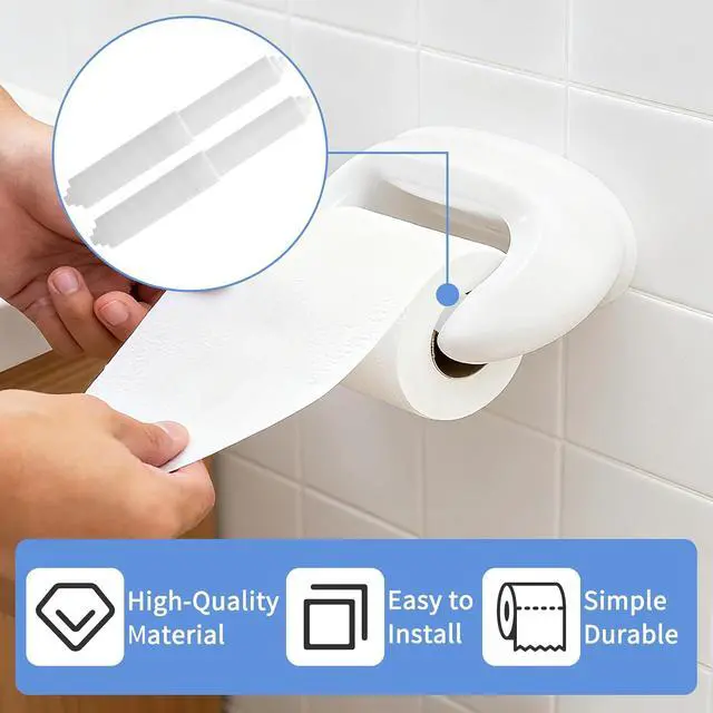 Alt view image 5 of 7 - 4 Pcs Spring Loaded Toilet Paper Holder,Tissue Holder for Toilet