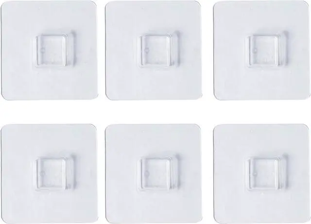 Main image of Square Adhesive Pads, for Sotfamily Corner Shower Caddy, 6PCS
