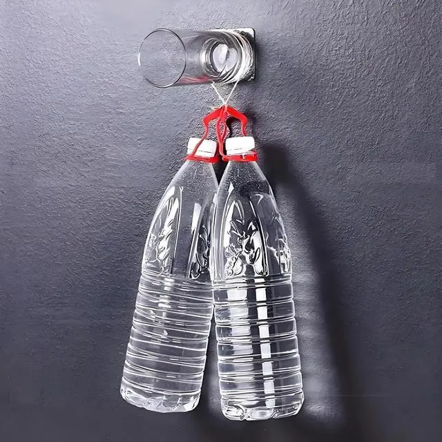 Alt view image 6 of 7 - 10Pcs Transparent Wall Mounted Replacement Sticky Pads for Kitchen Bathroom Shower Caddy Organizer Rack Holder Nail Free Adhesive Hooks Bathroom Accessories (Double-Sided Sticker)