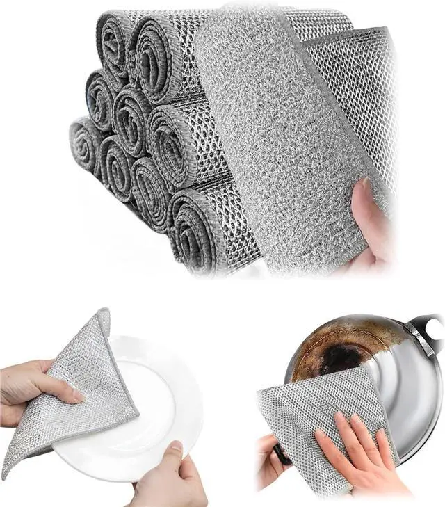 Alt view image 3 of 6 - Non Scratch Wire Dishcloth for Washing Dishes