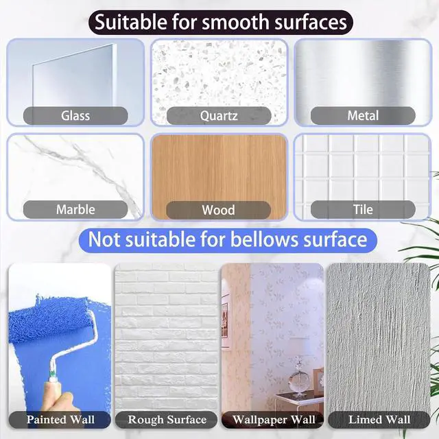Alt view image 7 of 7 - Shower Caddy Adhesive - Strong Shower Caddy Adhesive Hooks Replacement, Waterproof Shower Adhesive Strips, No Drilling, for Bathroom Storage Shelves and Kitchen Racks 16 Pack