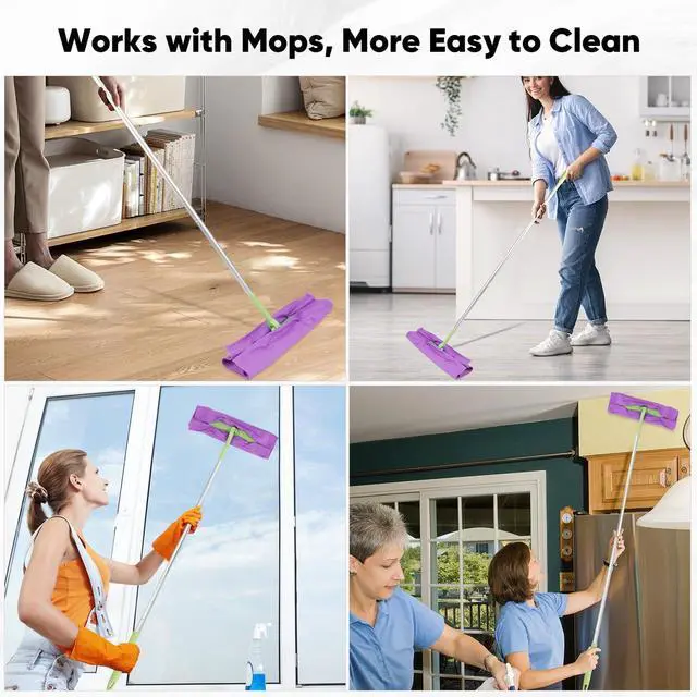 Alt view image 6 of 7 - HOMEXCEL Glass Cleaning Cloths 6PK, Streak Free Towel for Windows, 14x16in