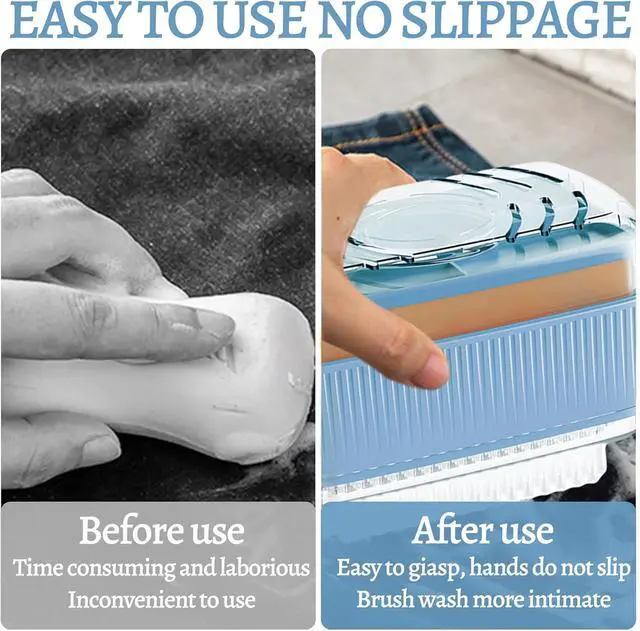 Alt view image 5 of 7 - Multifunctional Foaming Soap Box for Soap Holder,Laundry Cleaning Brush