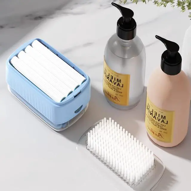 Alt view image 6 of 7 - Multifunctional Foaming Soap Box for Soap Holder,Laundry Cleaning Brush