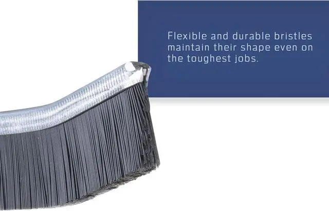 Alt view image 4 of 6 - Grout Cleaner Scrub Brush Deep Tile Joints - Stiff Angled Bristles for Showers, Bathtubs, Kitchens - Multi-Surface All-Around Household Cleaning Tool