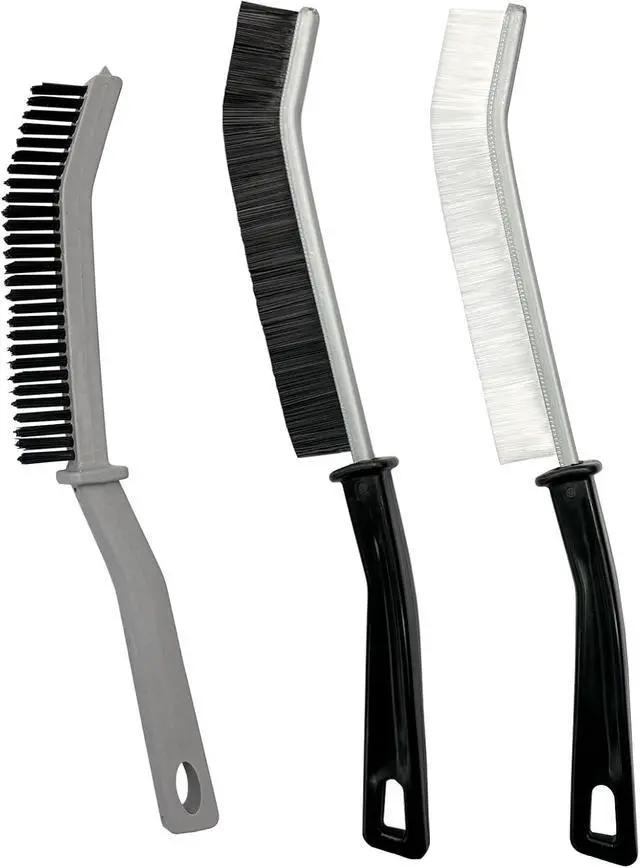 Main image of Crevice Cleaning Brush, Hard-Bristled Gap Scrub Brush, Toilet Gap Cleaning Brush Tool, for Scrub Small Spaces, Kitchen, Bathroom, Corner, Grout, Sink, Window Tracks, Hinges, 3pcs
