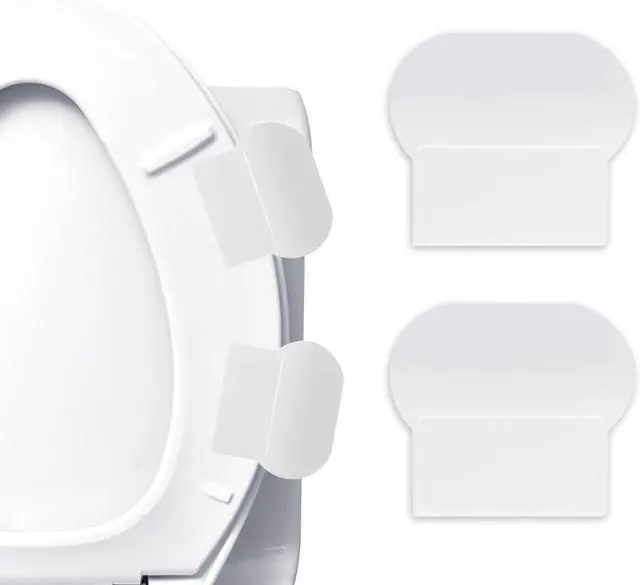 Main image of Toilet Seat Lifter, Self Adhesive Toilet Cover Lifter, Whtie, 2 Pack